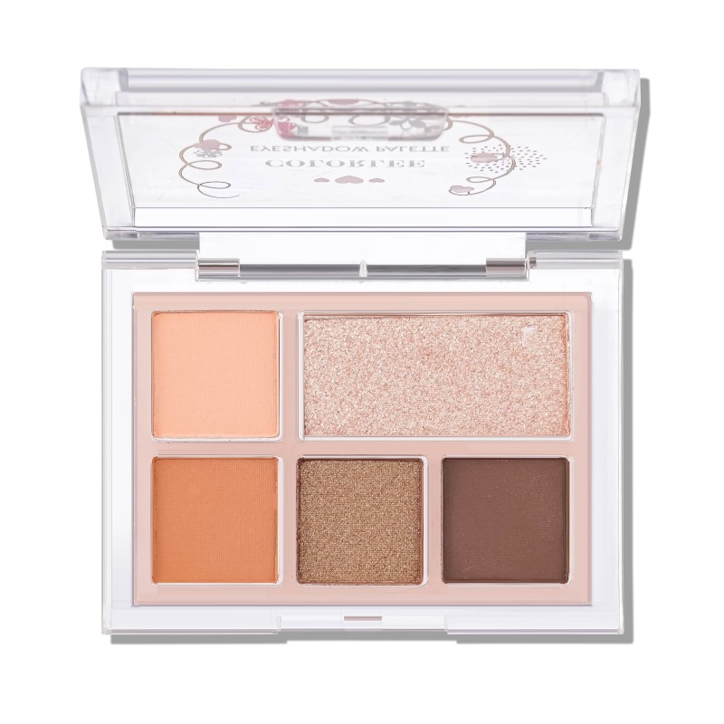 Palette de fards à paupières 5 couleurs