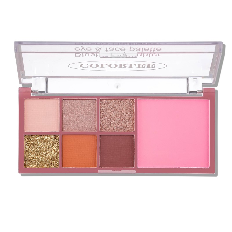 Palette de fards à paupières 7 couleurs